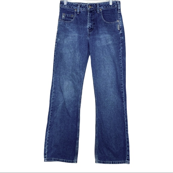 Silver Jeans Flare Leg Mid Rise Size 28 - Picture 1 of 5